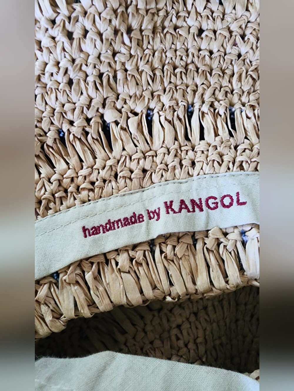 Kangol Handmade Paper Rag Weave Straw Hat - Picture 3 of 6